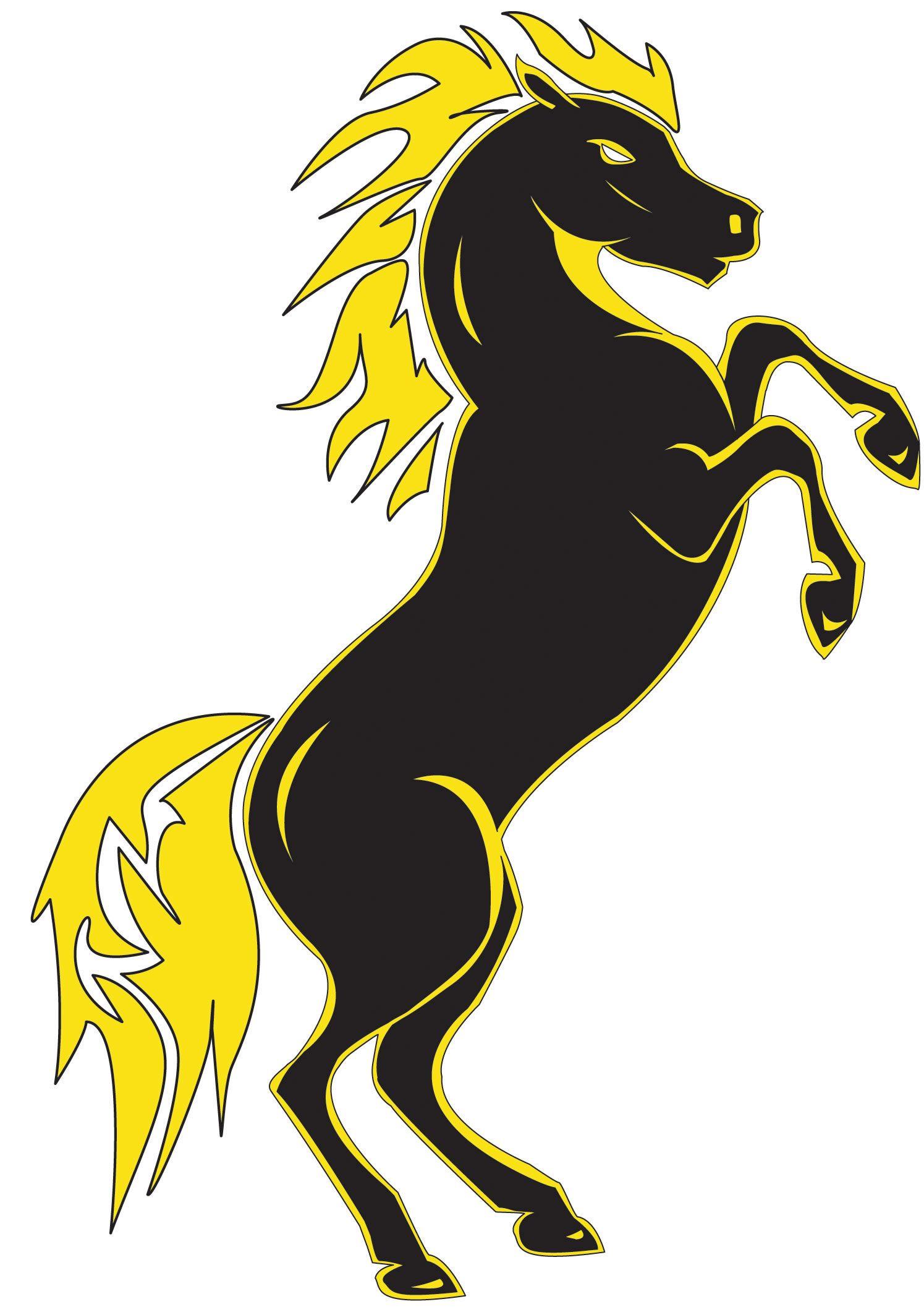 Mustang Horse School Logo - Mustang horse Logos