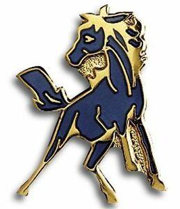 Mustang Horse School Logo - Horse Mustang School Mascot Award Lapel Pins colored finish | eBay