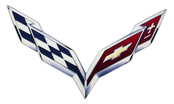 Corvette Logo - C7 Corvette 2014+ Logo Steel Sign - 3 Sizes | Corvette Mods