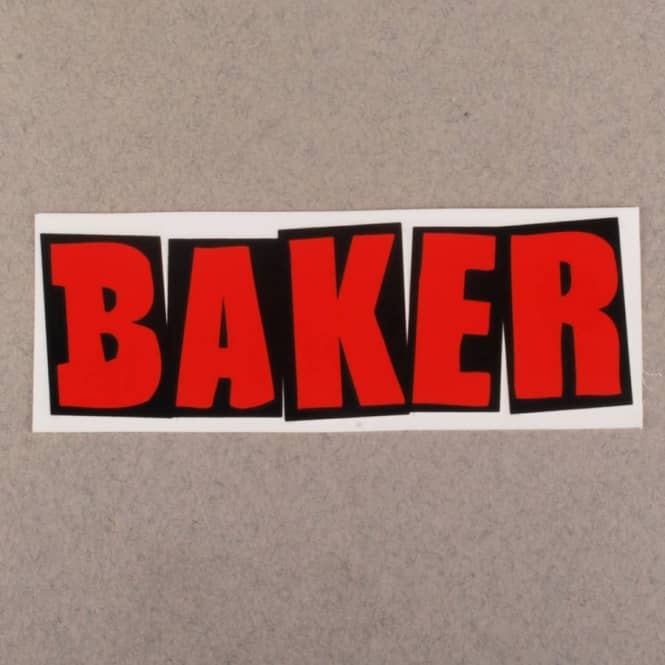 Baker Skateboards Logo - Baker Skateboards Baker Logo Skateboard Sticker - Assorted ...