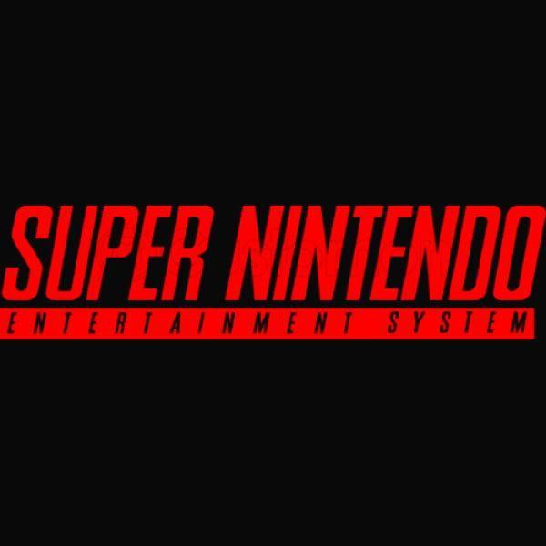 Super Nintendo Logo - Super Nintendo Logo Baseball T-shirt | Customon.com