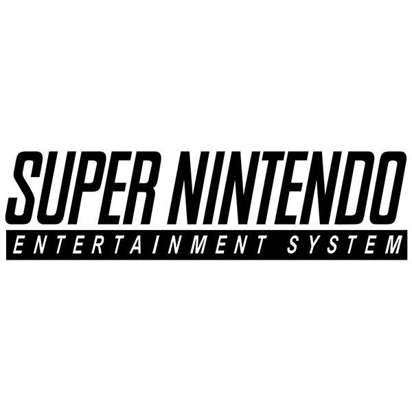 Super Nintendo Logo - Sticker Super Nintendo Logo | MuralDecal.com