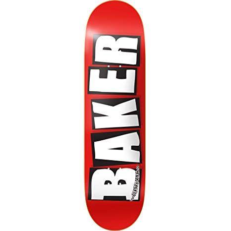 Baker Skateboards Logo - Amazon.com : Baker Skateboards Brand Logo Red/White Deck 7.5 ...