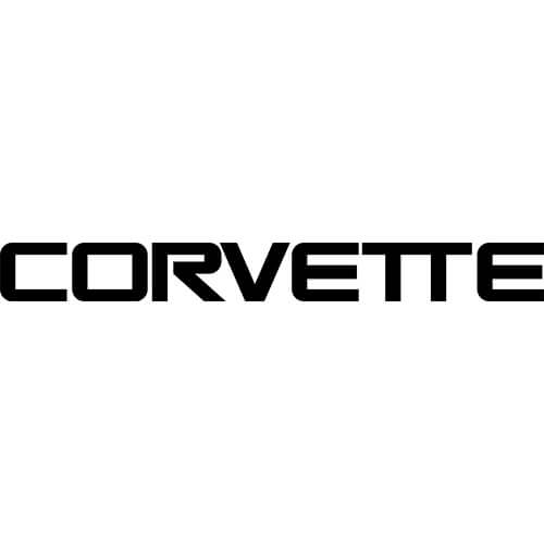 Corvette Logo - Corvette Decal Sticker - CORVETTE-LOGO-DECAL | Thriftysigns