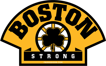 Boston Strong Logo - Boston Strong Bruins Style Car Magnet