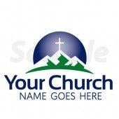 Cross and Mountain Logo - Church Logo Ideas | Church Logo Design | Christian Church Logos