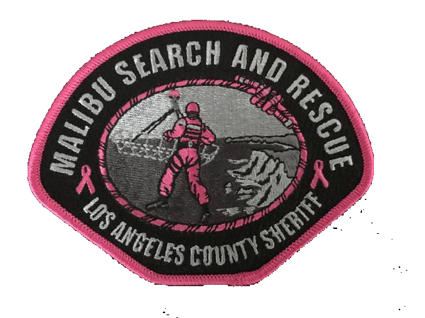 Search and Rescue Logo - Malibu Search and Rescue Team Patch #pinkpatchproject