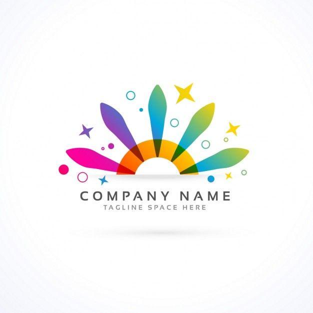 Color Company Logo - Pretty full color logo Vector