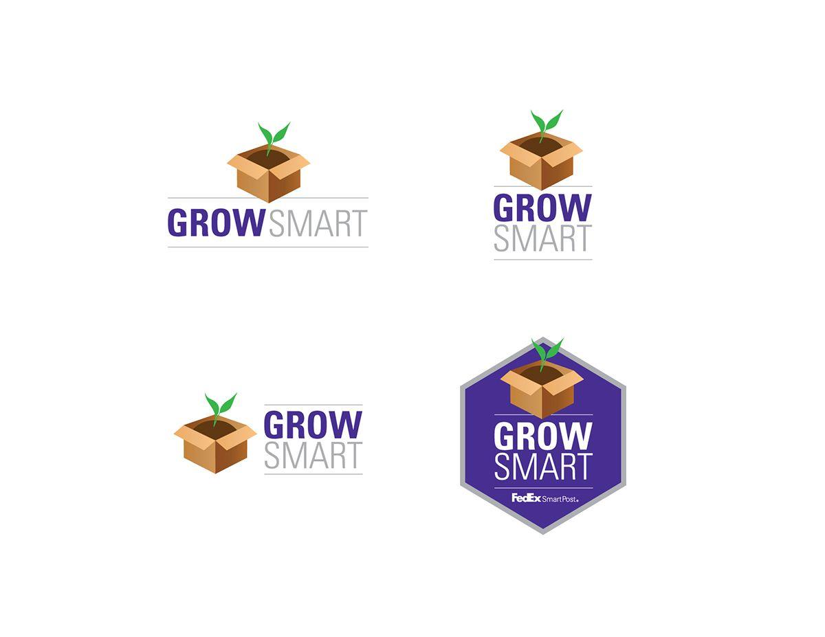 FedEx SmartPost Logo - FedEx SmartPost GrowSmart Logo on Behance