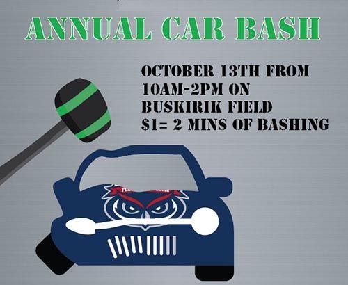 Homecoming Car Logo - Annual Car Bash to take place Thursday, Oct. 13 - W. Page Pitt ...