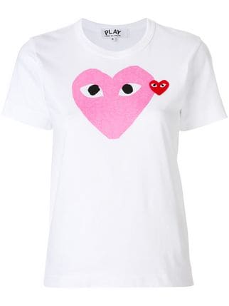 T and Heart Logo - Comme Des Garçons Play heart logo T-shirt $125 - Buy Online SS19 ...