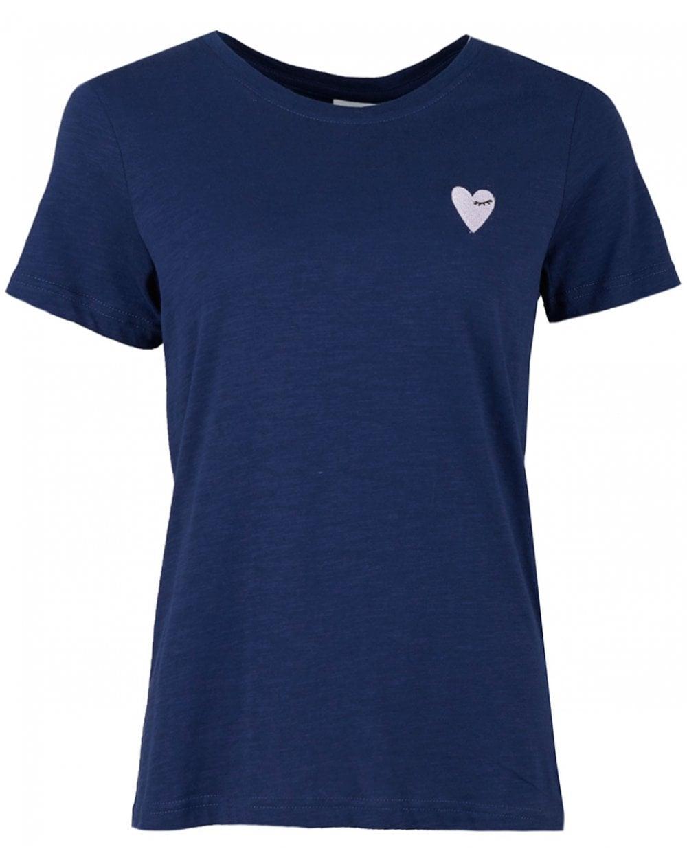 T and Heart Logo - Saint Tropez Heart Logo T-shirt - T-shirts from Psyche UK