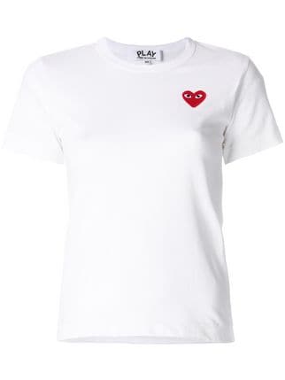 T and Heart Logo - Comme Des Garçons Play heart logo T-shirt $98 - Shop SS19 Online ...