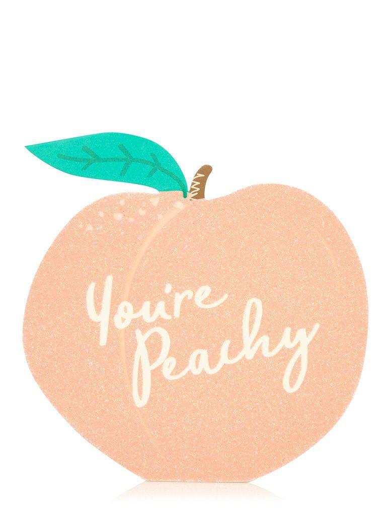 The Skinny Dip Logo - You're Peachy Card