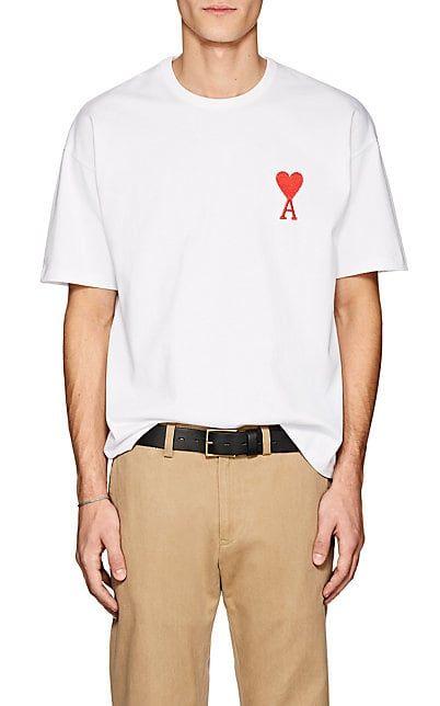 T and Heart Logo - The Most Popular Ami Alexandre Mattiussi Heart-Logo Cotton T-Shirt ...