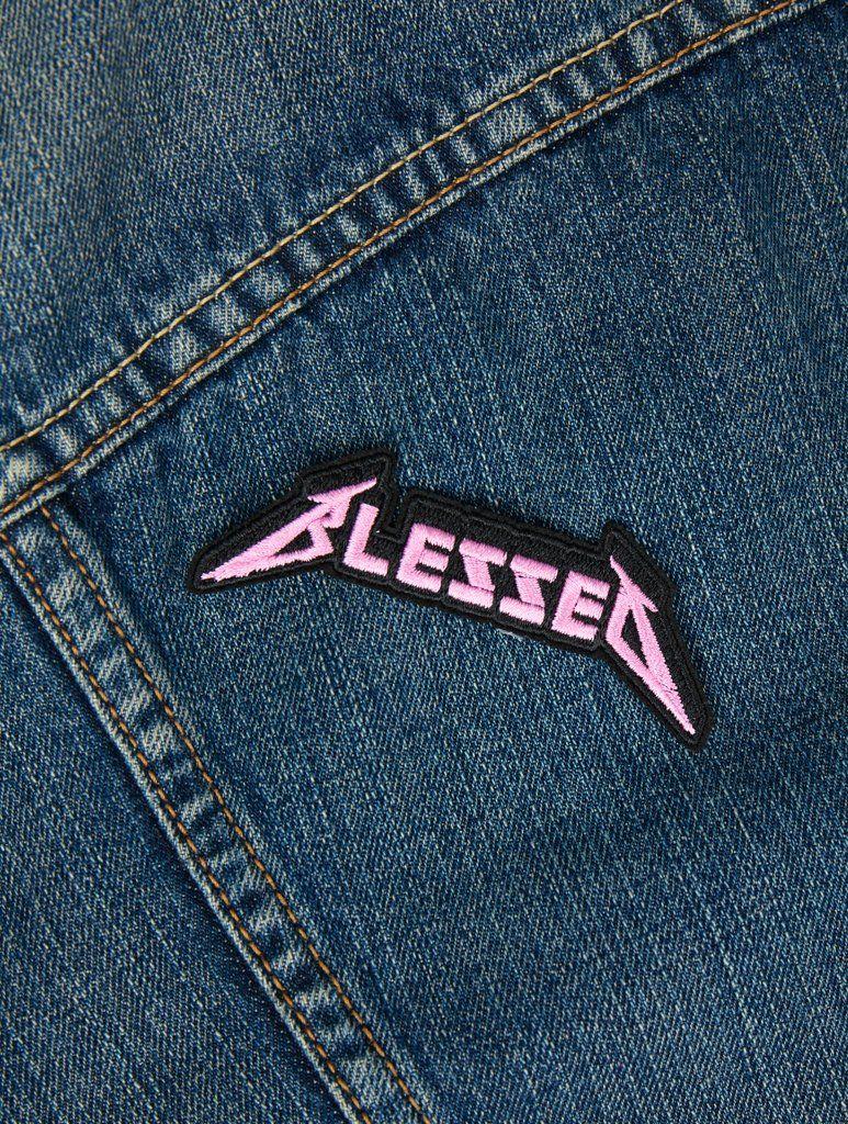 The Skinny Dip Logo - Blessed Iron On Patch