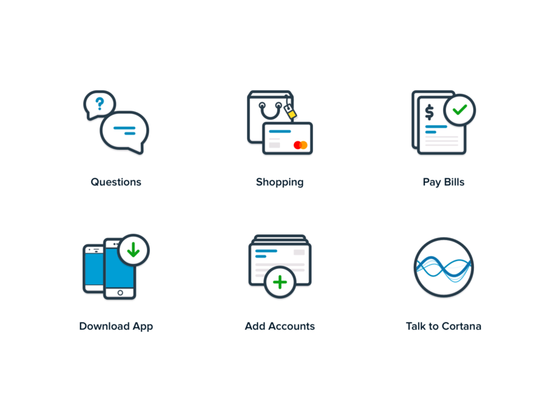 Capital One Icon Logo - Feature icon set by Miguel Vazquez | Dribbble | Dribbble