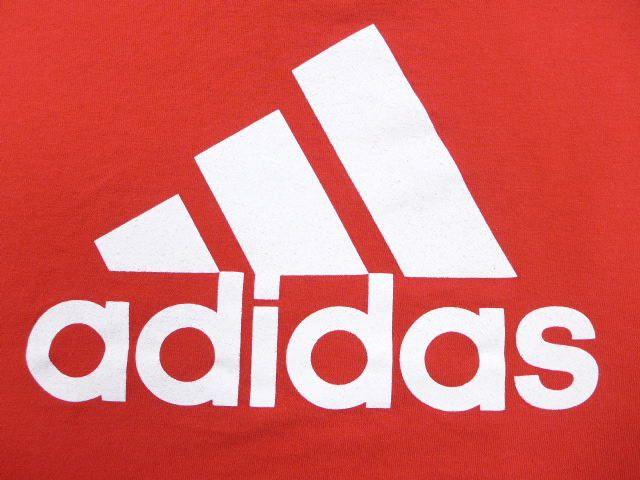 Red Addidas Logo - RUSHOUT: Old clothes T-shirt Adidas adidas logo soccer red red XL ...