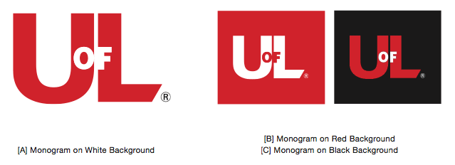 University of Louisville Logo - Lettermark (Monogram) — UofL Brand