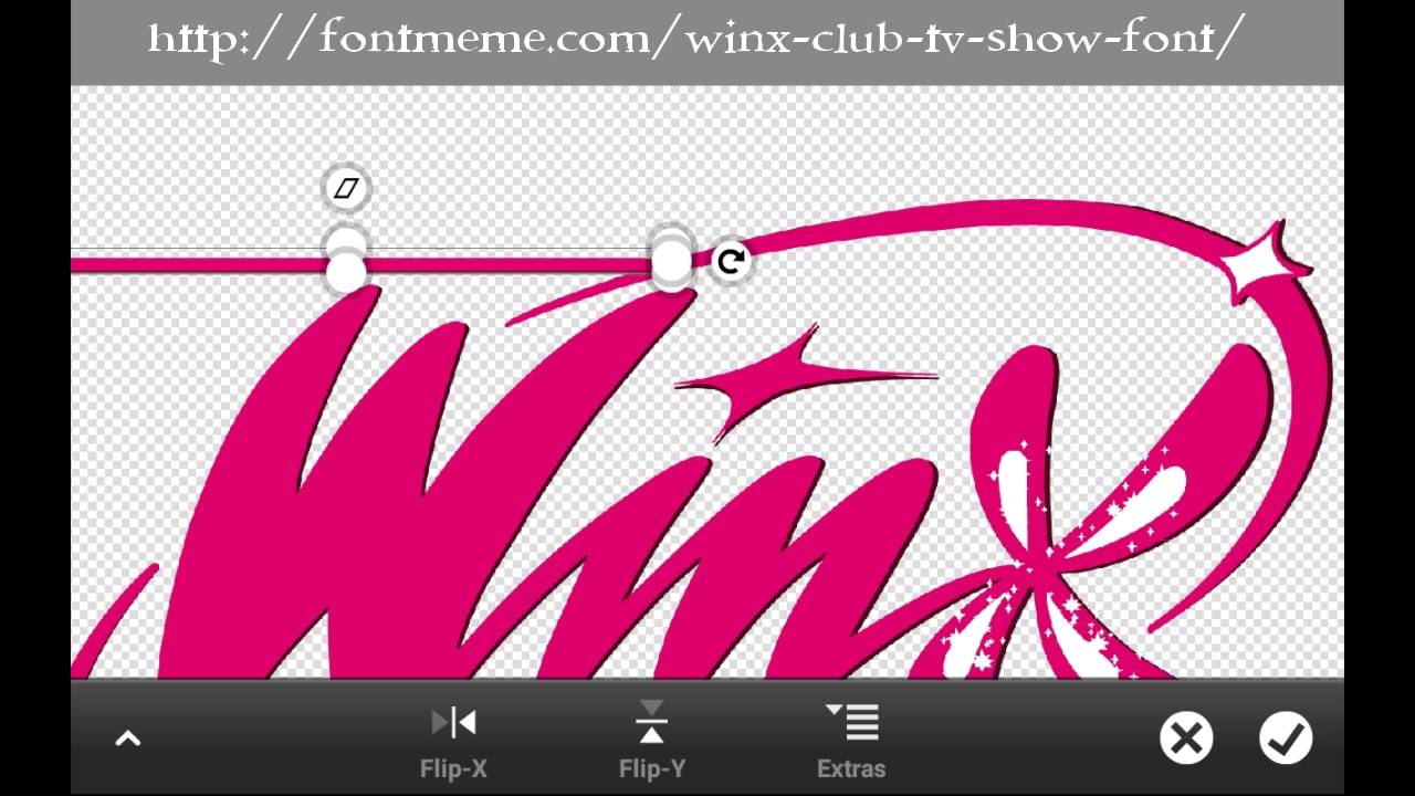 Winx Logo - How to make your own winx logo - YouTube