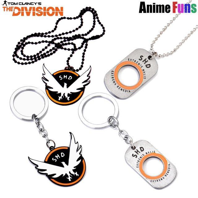 The Division Logo - Hot Game Tom Clancy's The Division Eagle Logo Choker Necklace SHD ...