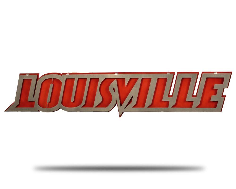 University of Louisville Logo - University of Louisville Collegiate Art - Hex Head Art