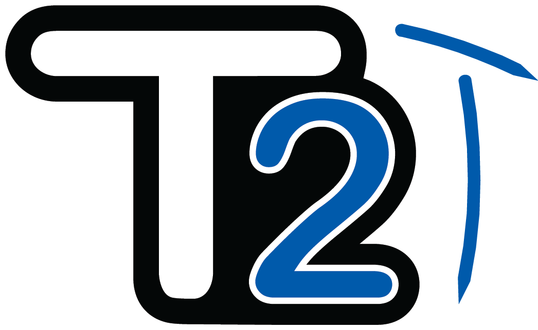 T2 Logo - T2® Bi-Symmetrical Slot Design | dbabrakes.eu