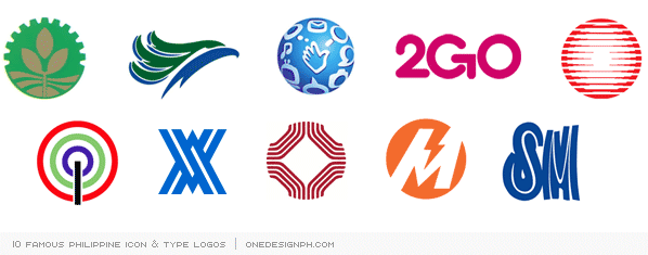 Different Types of Companies Logo - 10 Famous Philippine Icon & Type Logos | One Design PH - A ...