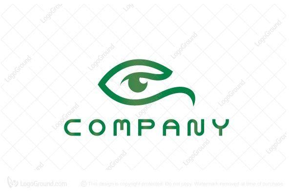 Green Eye Company Logo - Exclusive Logo Nature View Logo. LOGOS FOR SALE. Logos