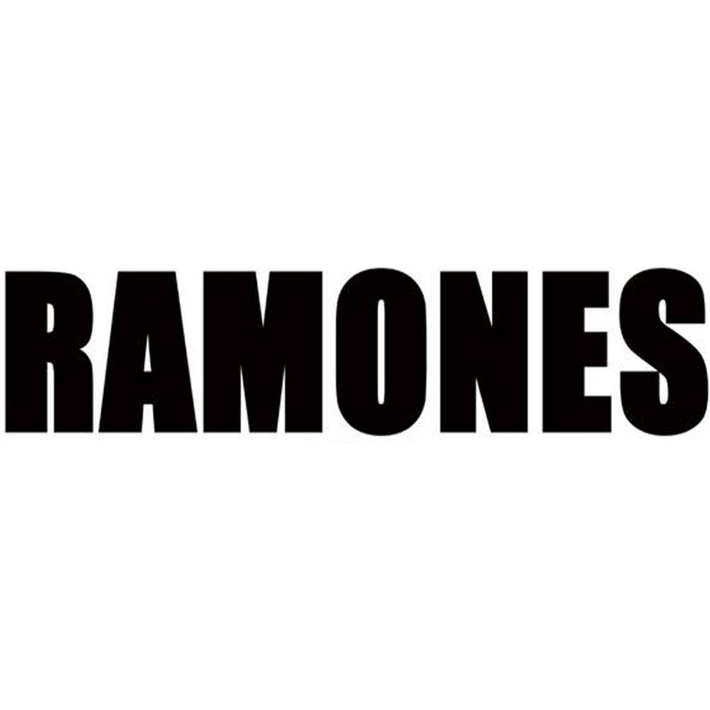 Ramones Logo - The Ramones Logo Rub-On Sticker - Black – RockMerch