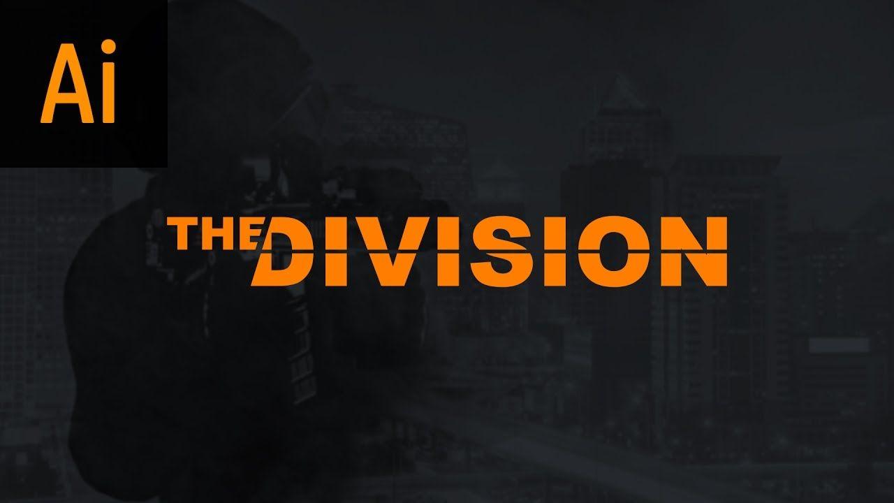 The Division Logo - Design The Division Logo Illustrator Tutorial - YouTube