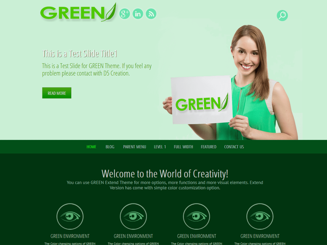 Green Eye Company Logo - GREEN EYE