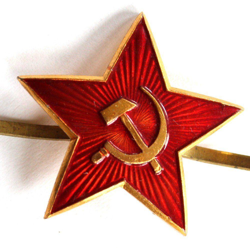 Red Army Star Logo - Russian USSR Soviet Red Army Star Hat Pin Cap Badge Kokarda* Sm.star ...