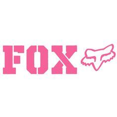 Pink Fox Racing Logo - Best Fox Racing♥ image. Fox logo, Fox racing logo, Fox racing