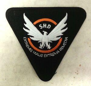 The Division Logo - The Division Game SHD Triangle Logo 3.5 Embroidered Patch USA