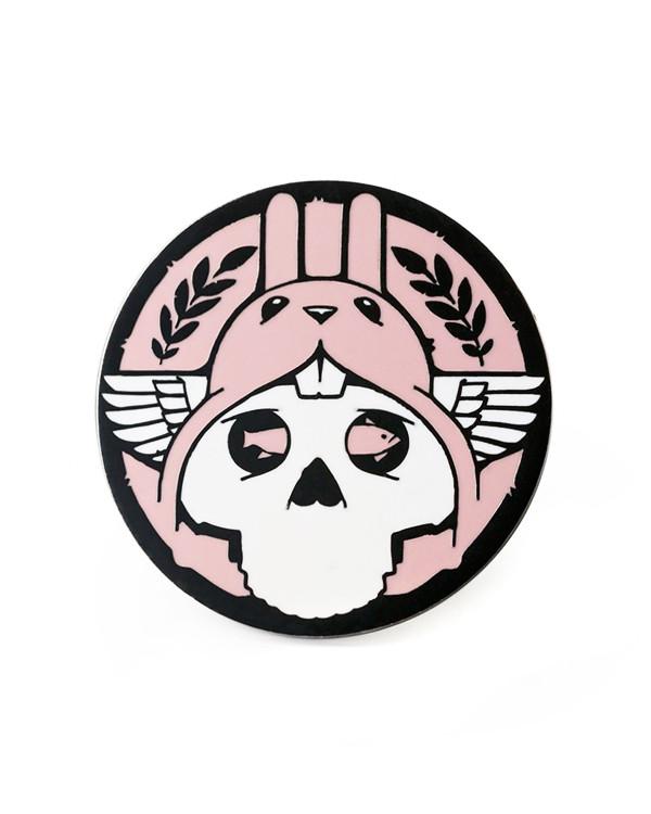 Jeremy Fish Logo - Jeremy Fish Rabbit Skull Pin