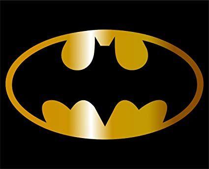 Batman Gold Logo - Batman Logo Decal / Sticker 4