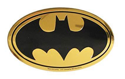 Batman Gold Logo - Amazon.com: C&D Visionary DC Comics Batman Logo 12cm Gold Metal ...