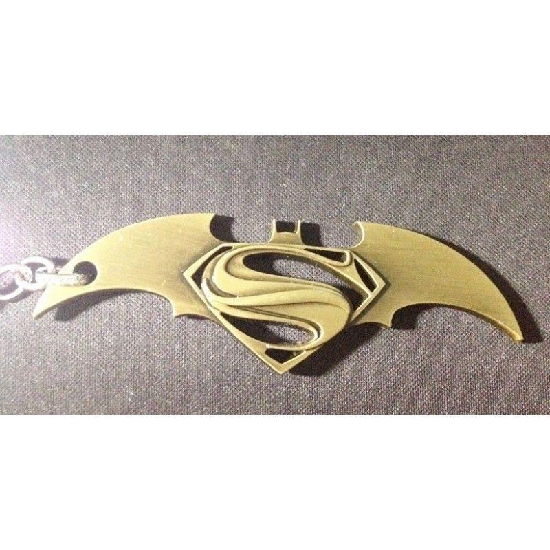 Batman Gold Logo - Batman logo gold metal keychain keyring color Golden size 13cm ...