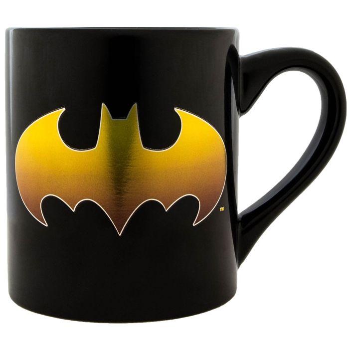Batman Gold Logo - Batman Gold Logo 14 Ounce Mug