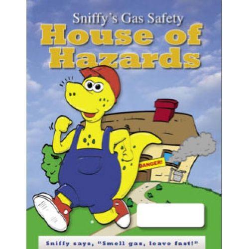 Gas House Logo - Sniffy Natural Gas House of Hazards, WITH LOGO, Item #4321