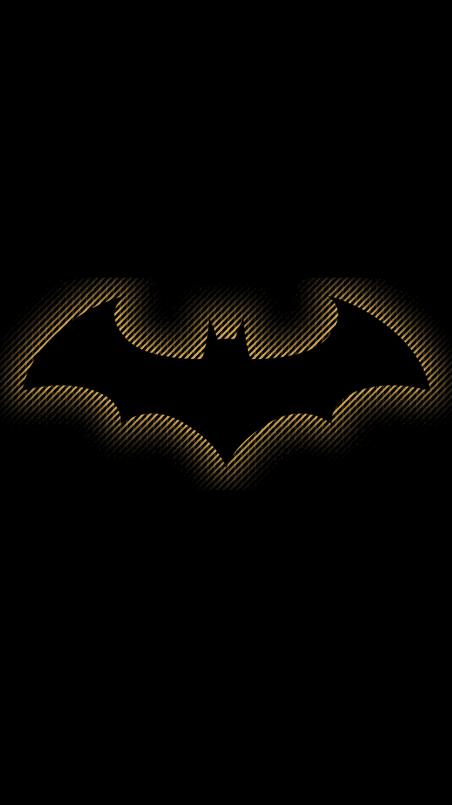 Batman Gold Logo - batman theme. Samsung Galaxy S7 Edge