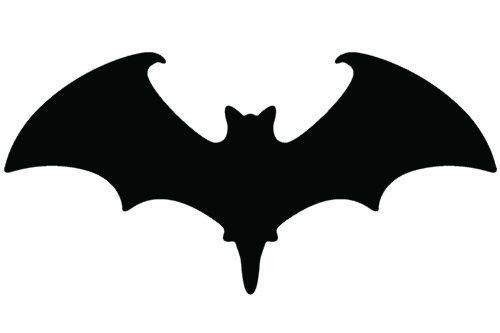 Vampire Bat Logo - Black Gothic Vampire Bat Sticker Vinyl Decal 6 X 3. bedroom