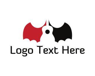 Dracula Bat Logo - Dracula Logo Maker | BrandCrowd