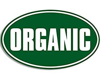 Car Green Oval Logo - American Vinyl Green Oval ORGANIC Sticker (health vegan vegetarian ...