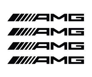 New AMG Logo - NEW AMG Logo Decal sticker vinyl caliper brake custom size | eBay