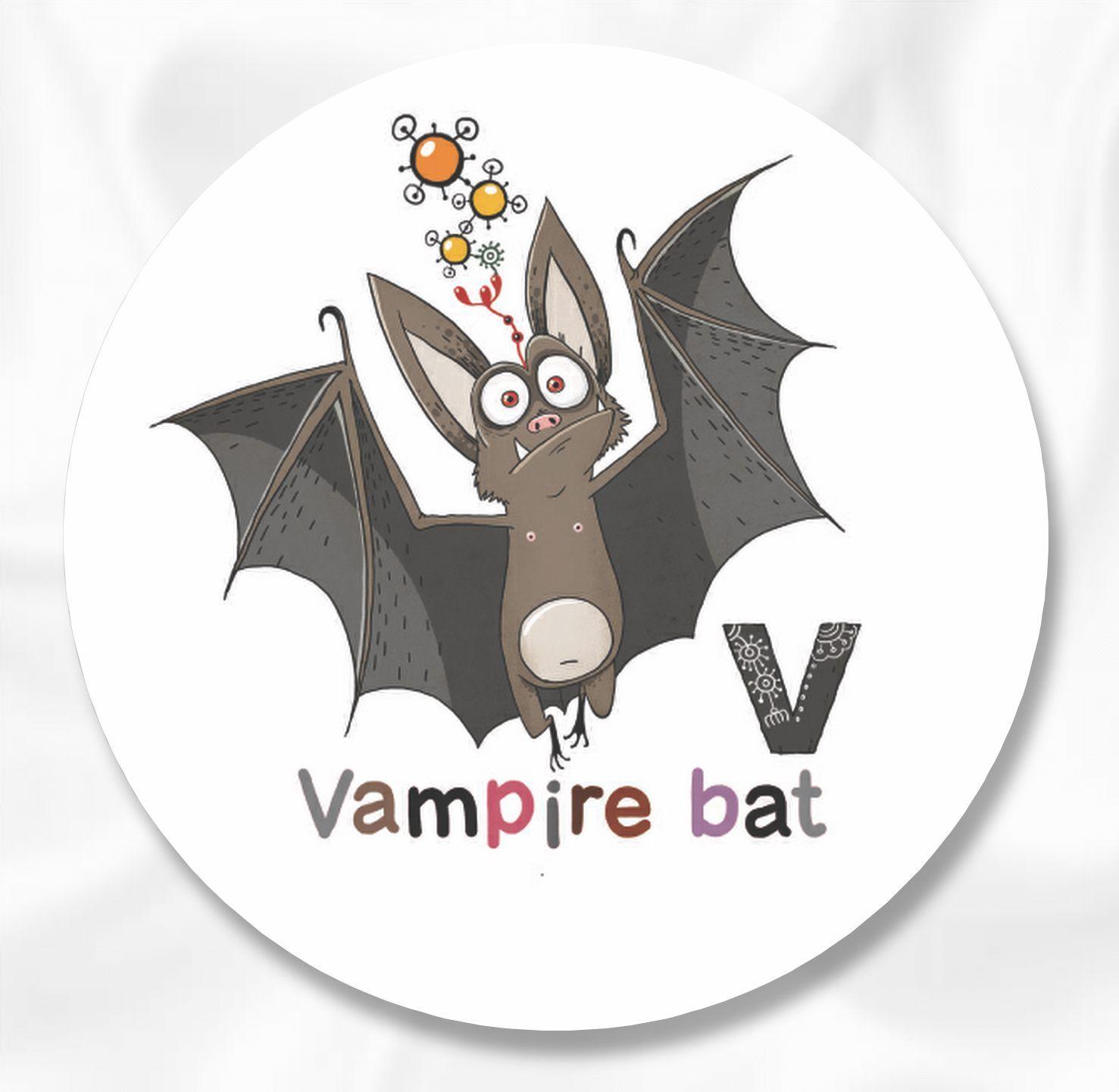 Vampire Bat Logo - Artist - Aleksei Bitskoff - V for Vampire Bat. Alphabet