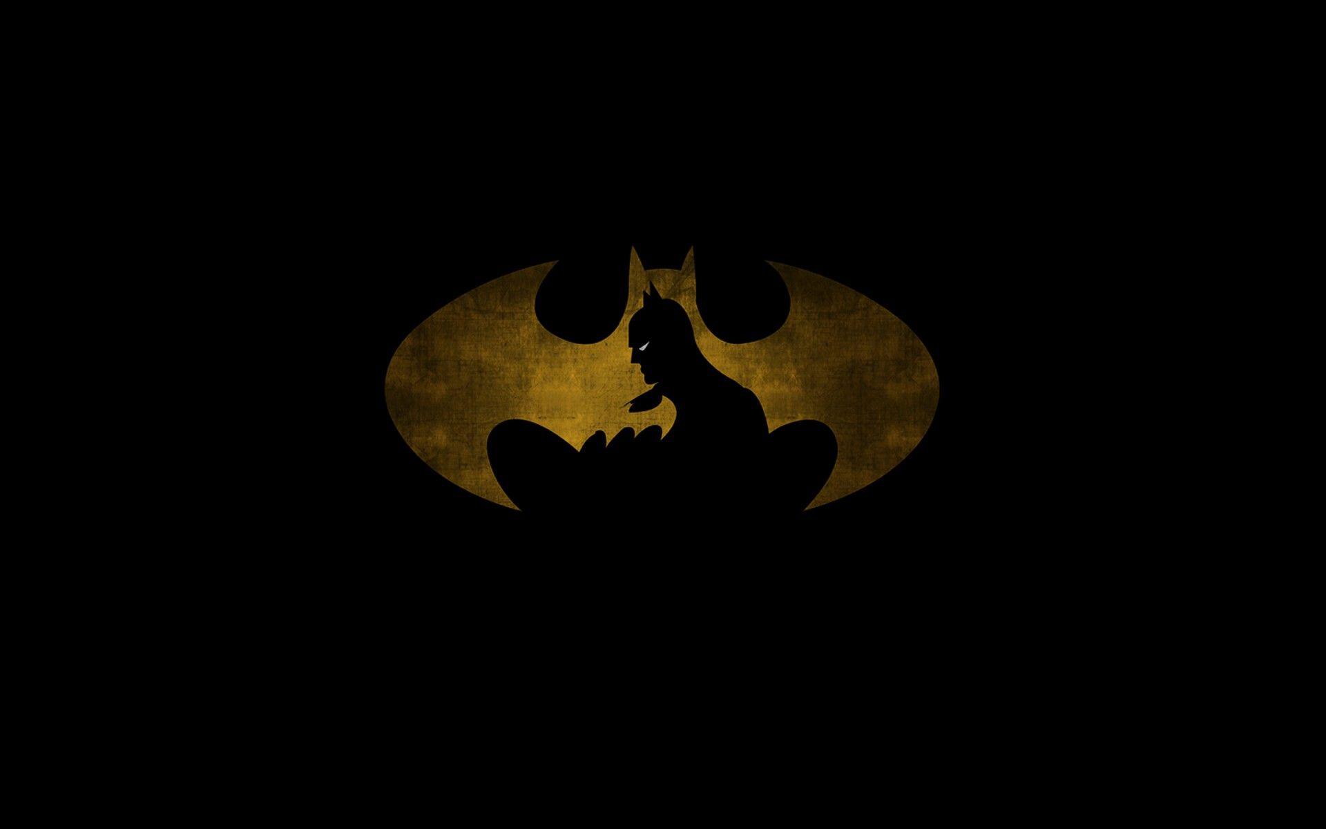 Batman Gold Logo - Batman, logos :: Wallpapers