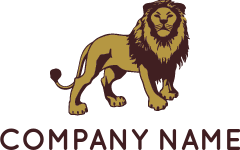 Standing Lion Logo - Free Lion Logos | LogoDesign.net