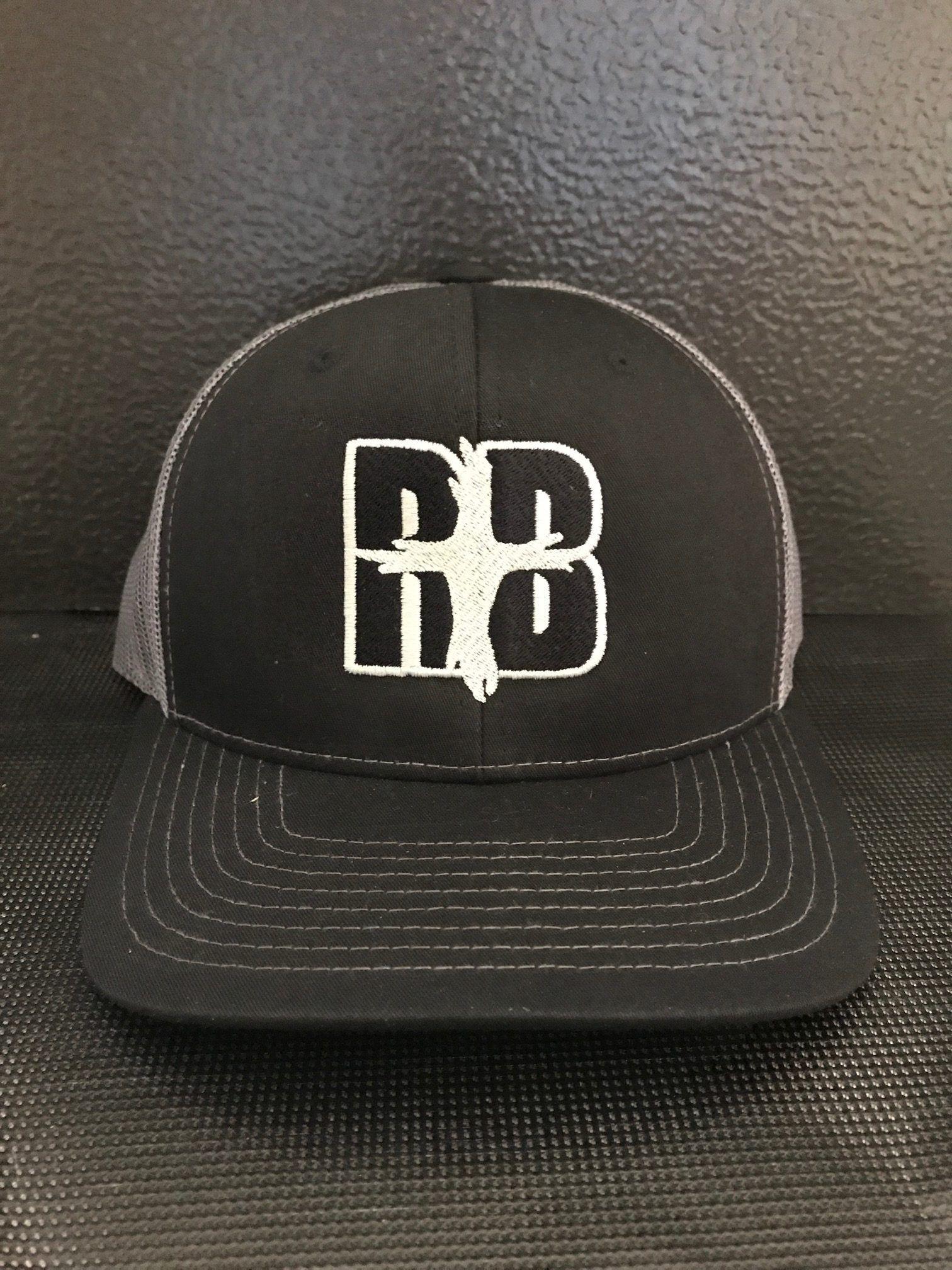 Rugged Cross Logo - RCB LOGO HAT (BLACK/ GRAY) Richardson 112 | Rugged Cross Blinds